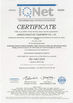 Китай Jiangsu Railteco Equipment Co., Ltd. Сертификаты
